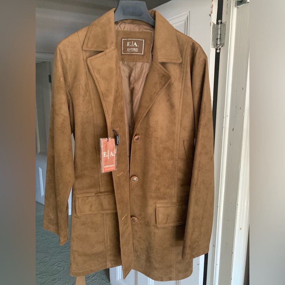 NEW- Women’s Suede Jacket Emporio Collection Sigillo Di Garanzia